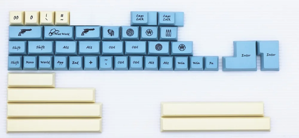 Стиль Вестерн XDAS профиль keycap 143/186 краситель сублимированный filco/DUCK/Ikbc MX Переключатель механическая клавиатура keycap, только keycaps