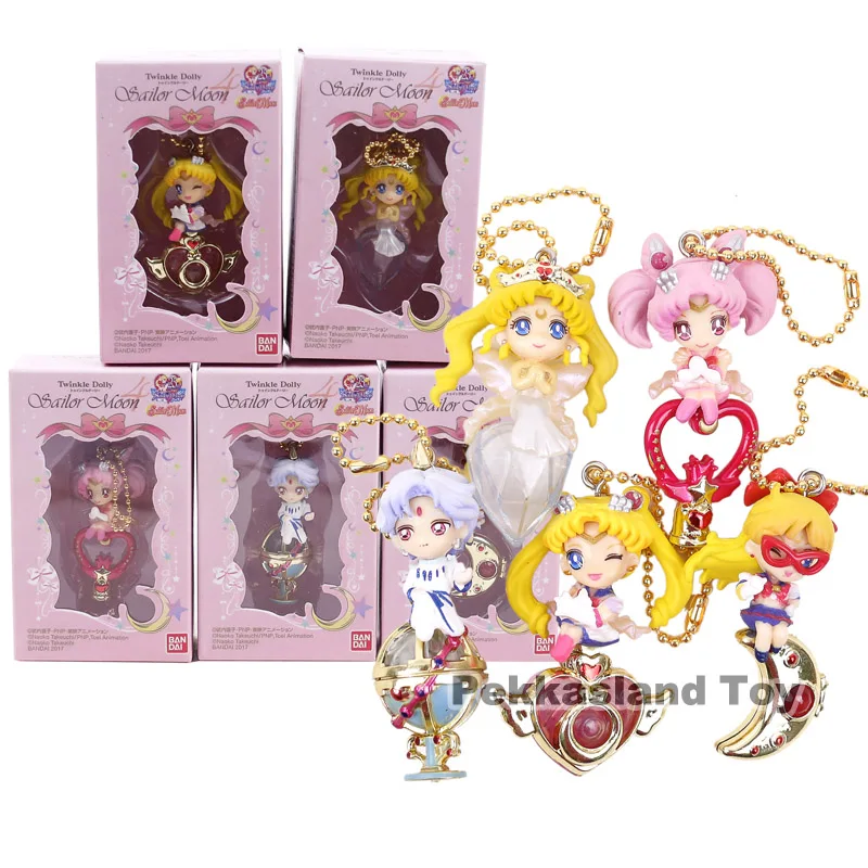 Куколка Твинкл Sailor Moon 25 лет Tsukino Usagi Serenity V Chibi Usa Helios ПВХ Фигурки игрушки 5