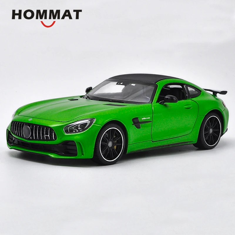 

HOMMAT Simulation Welly 1:24 Scale AMG GT R GT-R Sports Metal Alloy Model Car Diecasts & Toy Vehicles Car Model Collectible Gift