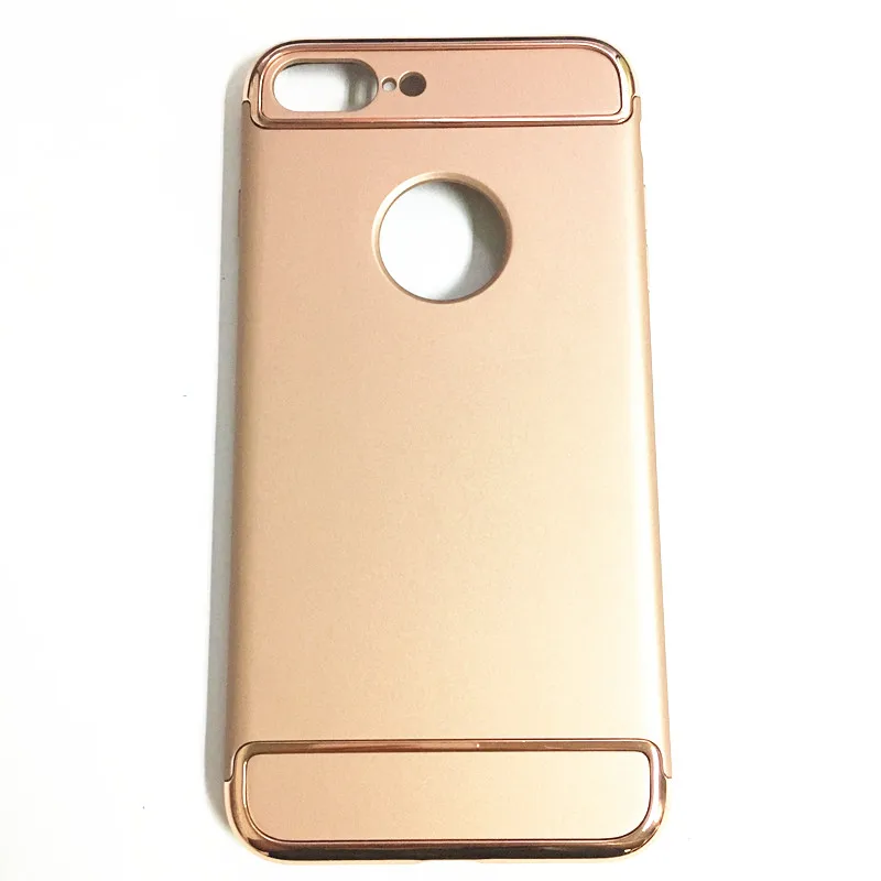Жесткий пластиковый чехол накладка 3 в 1 защитный трехступенчатый для iphone 6 6S 7 8 Plus