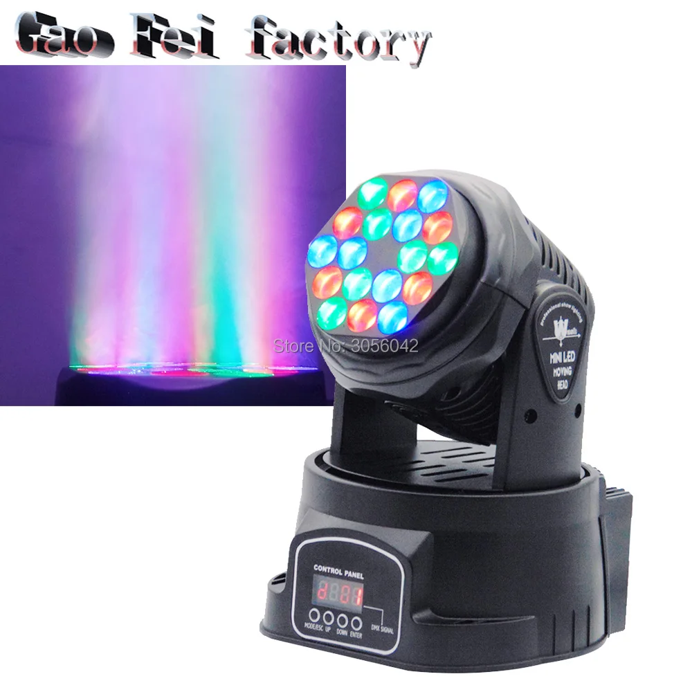 

2017 NWE 18X3W led beam moving head RGB LED Moving Stage Lighting