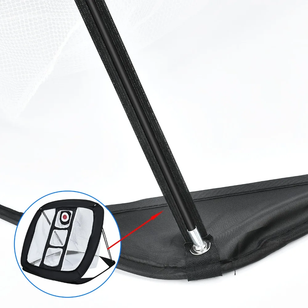 Champkey Pop up Golf Chipping Net | Backyard Practice Swing Game with 12 Foam Training Balls Champkey Pop up Golf Chipping Net | Backyard Practice Swing Game with 12 Foam Training Balls