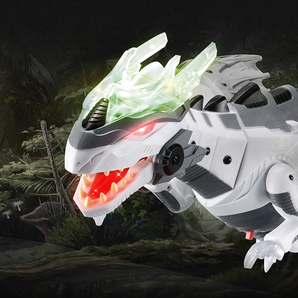 Robô com Luz o Envio Gratuito de Brinquedo Elétrico Grande Tamanho Andando Dinossauro Som Dinossauros Mecânicos Modelo Tyrannosaurus Rex 1pcs 7 Brinquedos e hobbies