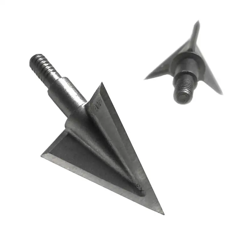 

6pcs 440C Arrow Head Broadhead 2.2" Oz Cut 3 Blade 100grain Outdoor Hunting Bow Target Shooting Archery Arrowheads Point
