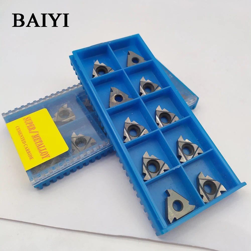 10pcs High quality 16ER AG60 SMK01 Threading Blade CNC Carbide Insert For Stainless Steel