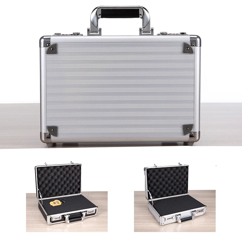 110x240x330 мм Toolbox портативный кейс алюминиевый ящик для инструментов инструмент