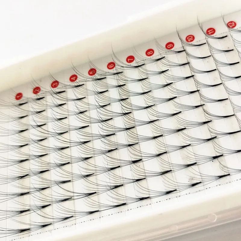 

HBZGTLAD 6D Russian Volume Eyelashes Extension Short Stem Pre made Fans Hot Selling Eyelash Individual Extensions Free Shipping