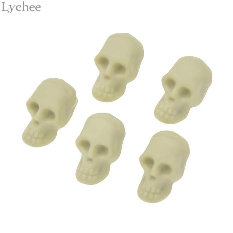 Lychee 30pcs Plastic Mini Skull Toy Gift Pack for Halloween April Fools' Day Party Spoofed DIY Decoration