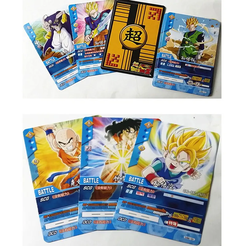 384 шт игра Kaart Collectie Dragon Ball битва Kaart Kinderen Interactief Speelgoed Dragon Ball карта Zoon Goku Saiyan Budokai