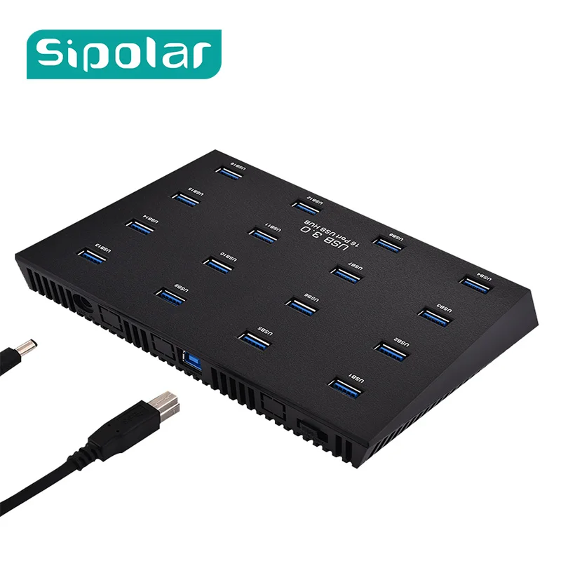 Концентратор USB 3 0 Sipolar с 16 портами для дубликаторов копировальные устройства