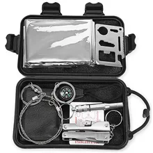 7 в 1 Многофункциональный комплект жизнеобеспечения в чрезвычайных ситуациях открытый SOS оборудование для путешествий Пешие прогулки Кемпинг Альпинизм охотничьи наборы инструментов