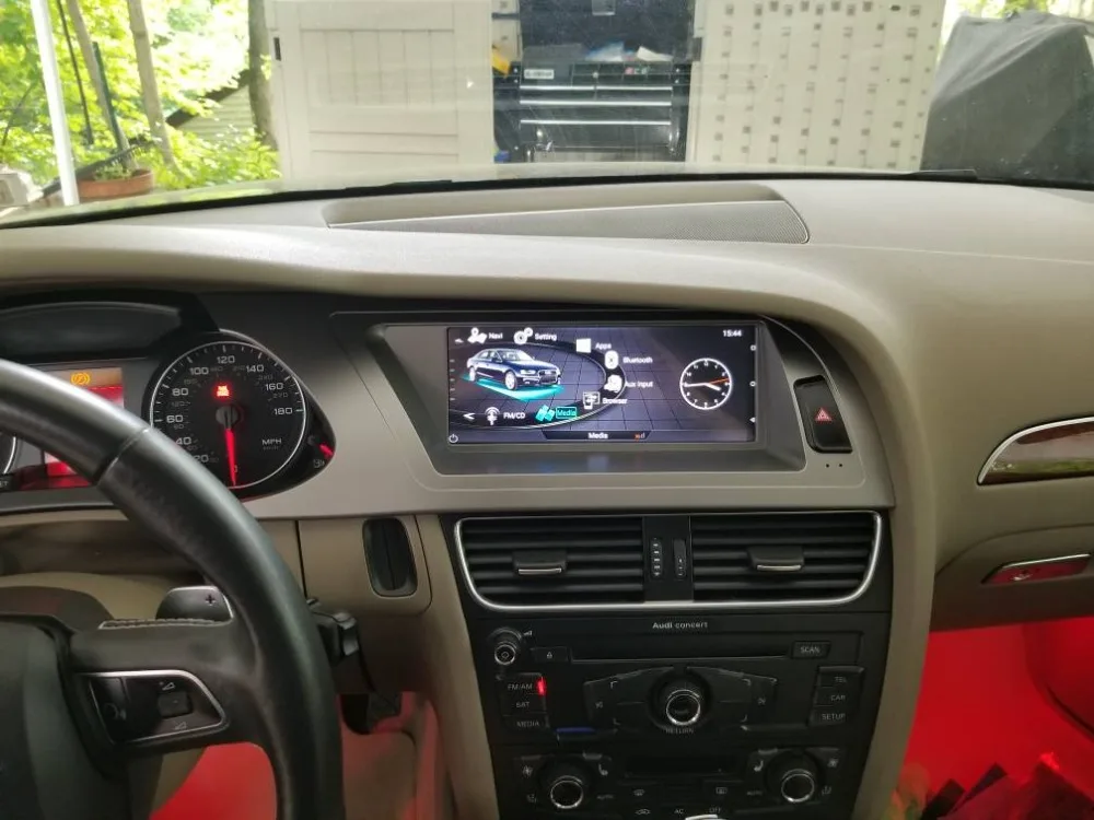 Discount Realsun 8.8" Audi A4 B8 Prefacelift Facelift S4 A5 Q5 Concert MMI 3G RAM 32G ROM Octa Core Android 7.0 4G Network GPS Navigation 2