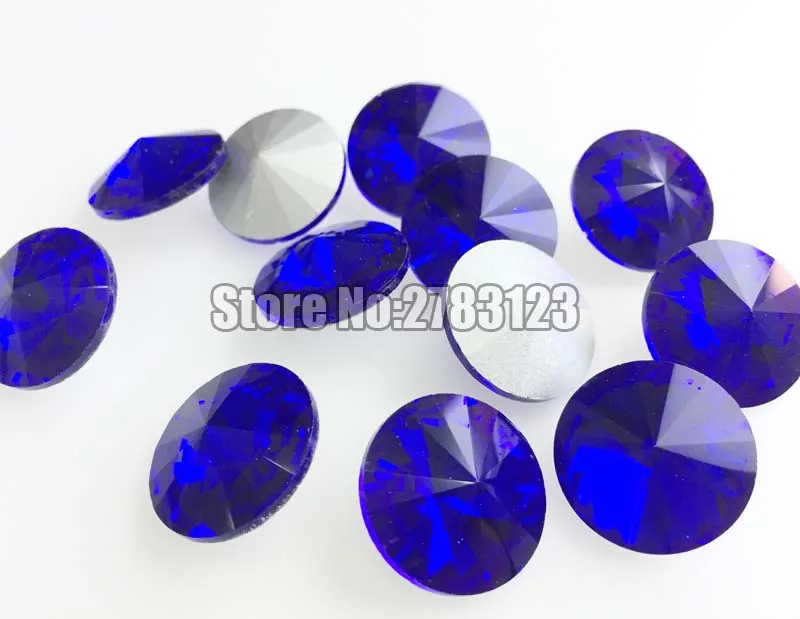 무료 배송 둥근 모양의 포인트 다시 유리 royalblue 느슨한 라인 석, diy 전화 네일 아트 의류 액세서리 swyp011