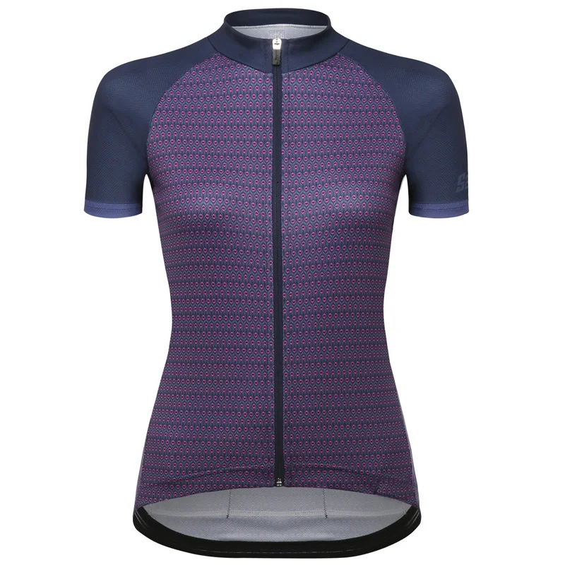 

Women 2019 New Team Cycling Jersey Customized Road Mountain Race Top max storm