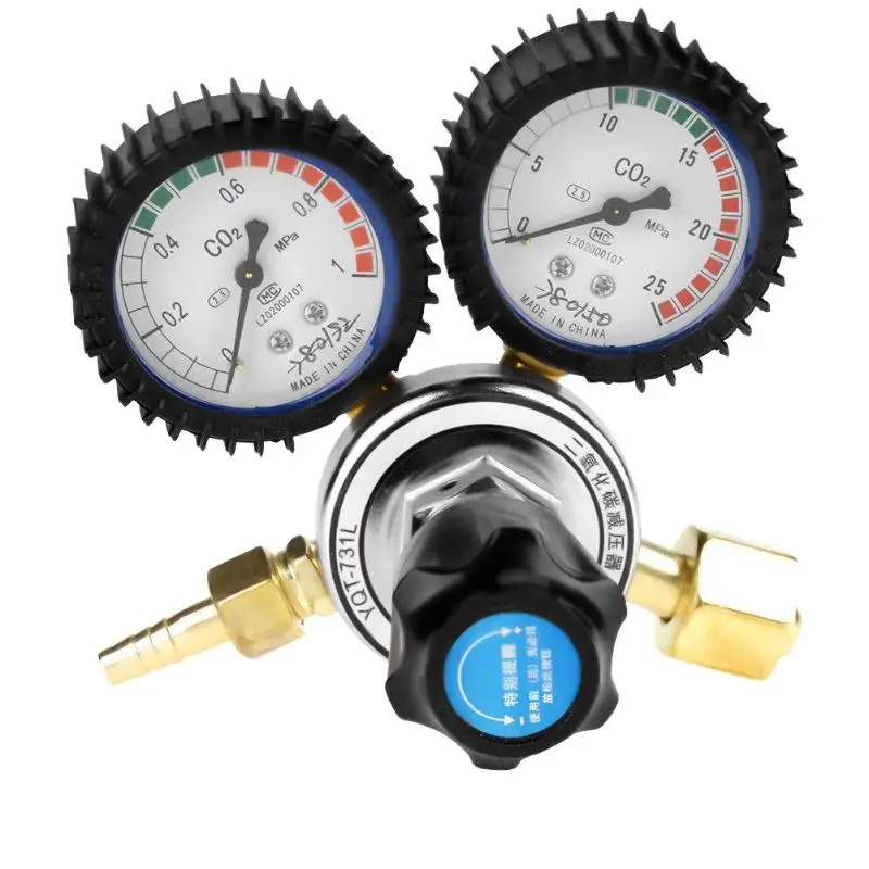 

CO2 Gas Bottle Regulator Carbon Dioxide CO2 Regulators Pressure Reducer Valve Regulator Gauge Pressure Gauge