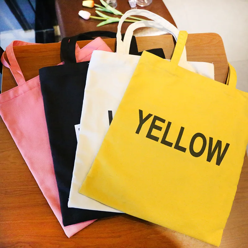 

Stationery receipts Canvas Storage Bag Pure Color Kawaii Organizer Office Supplies Desk Organiser Wholesale, drop shipping
