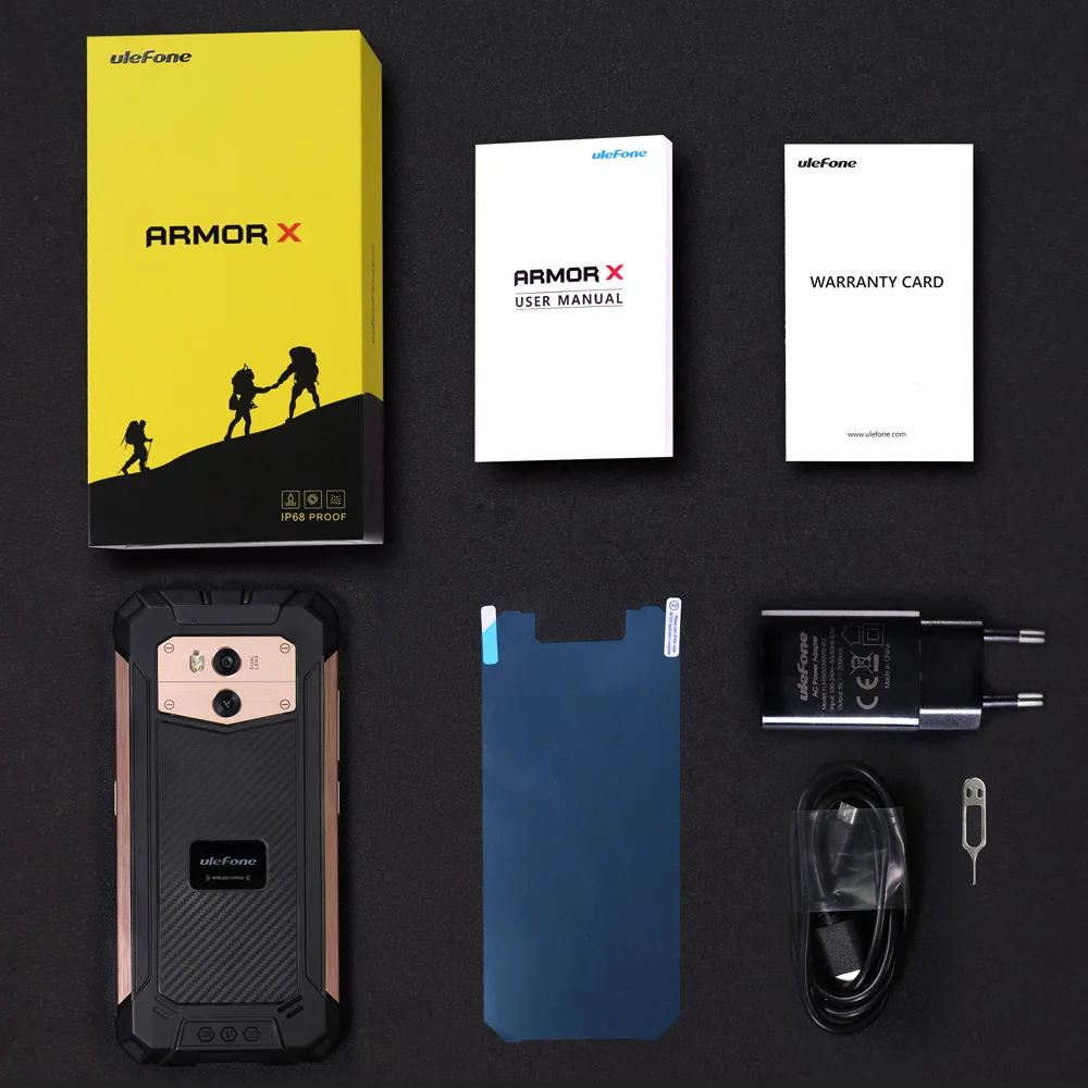 Ulefone Armor X 4G мобильный телефон IP68 Водонепроницаемый Android 8 1 5 дюймов HD MT6739