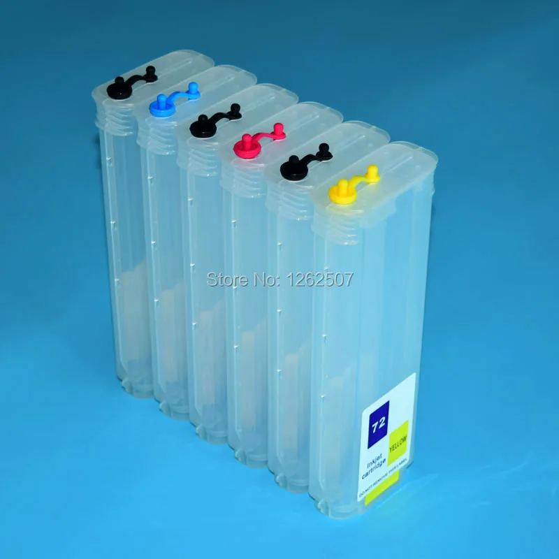 72 Refillable ink cartridge with ARC chips For HP Designjet T610 T770 T790 T795 T790PS HP72 T1100 T2300 T1120 printers 72 Refillable ink cartridge with ARC chips For HP Designjet T610 T770 T790 T795 T790PS HP72 T1100 T2300 T1120 printers
