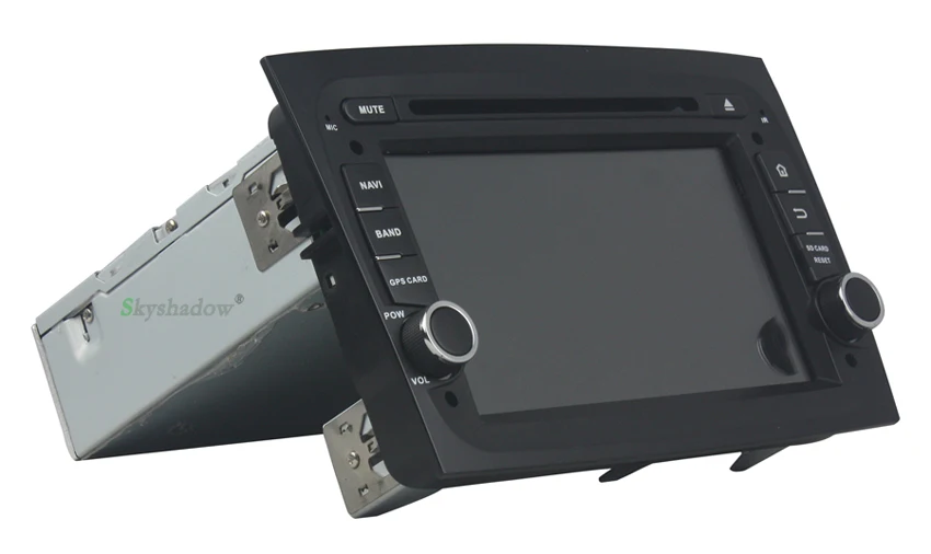 Best DSP TDA7851 Android 9.0 2GB RAM 16GB 4 core Car DVD Player GPS RDS Radio wifi Bluetooth 4.2 steering control For Fiat DOBLO 2016 4