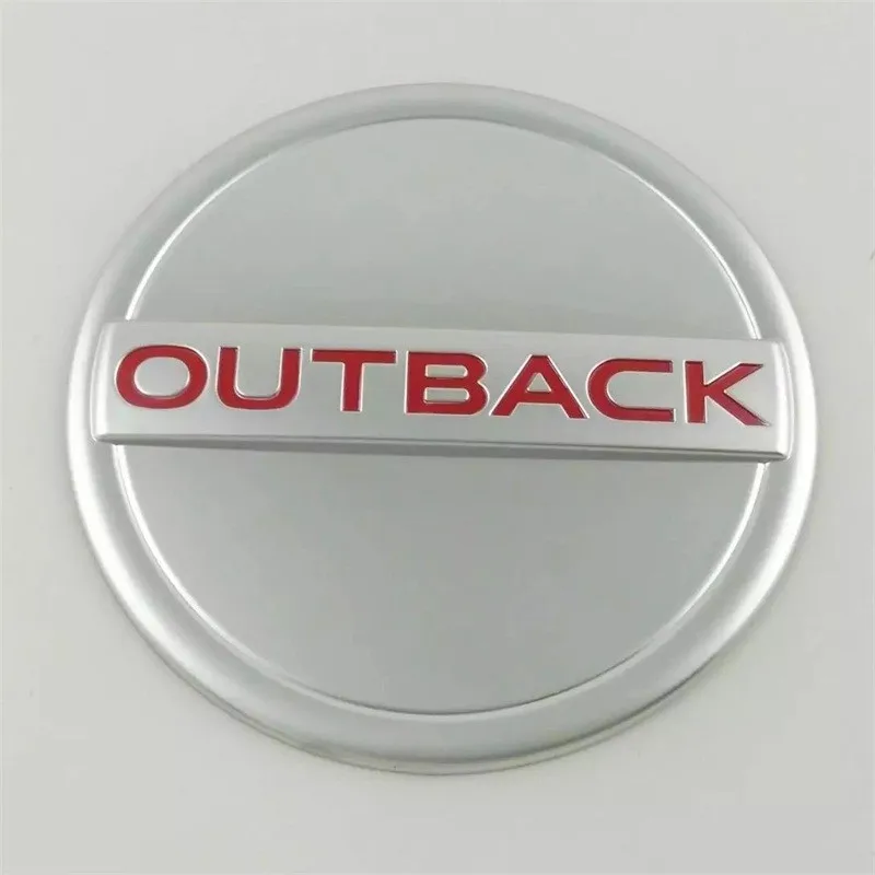 

Car-Styling ABS Chrome Tank Cover Trims For Subaru Outback 2015 2016 2017 Exterior Stickers Car Accessories Gas oil Decoration