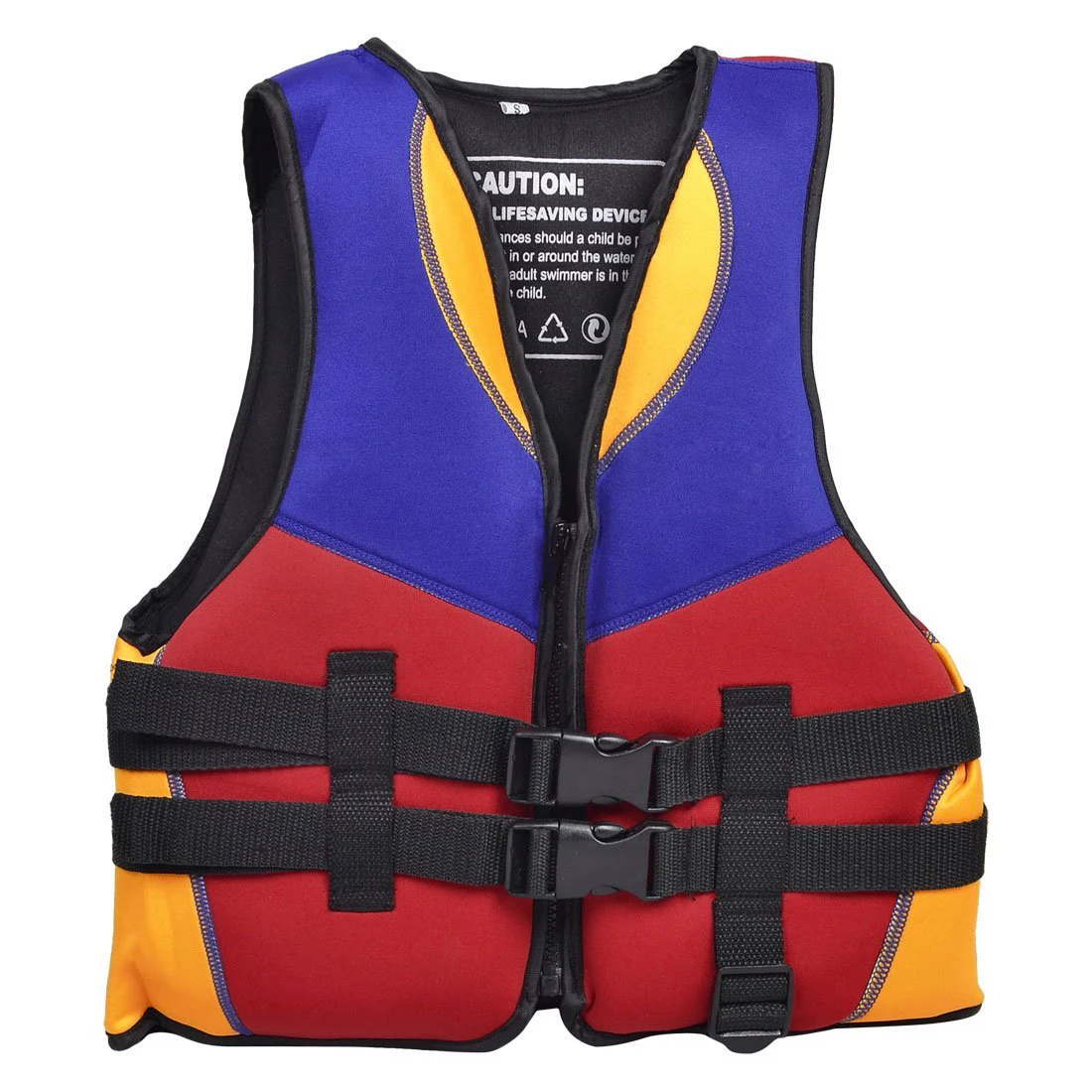 Красная, синяя, оранжевая спортивная одежда для плавания, спасательный жилет, размер S для детей - Цвет: Multi