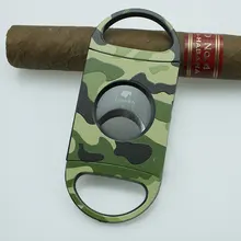 Камуфляжная портативная сигара ножницы пластиковые острые обрезные сигары резак для резки табака аксессуары для сигар творческие подарки 1 шт