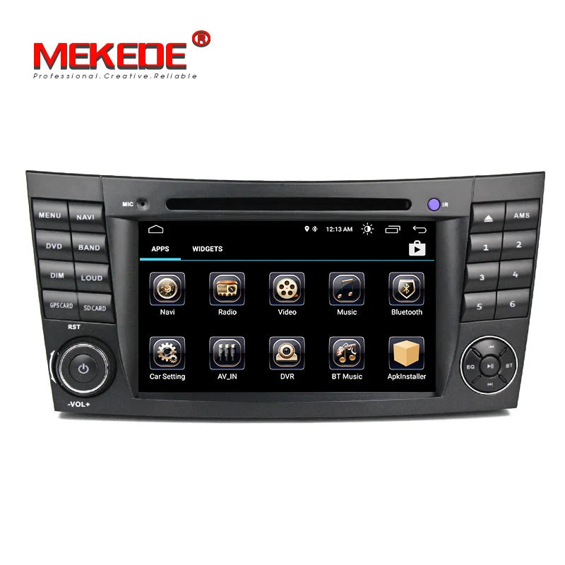 

HD 1024*600 Car radio GPS Navigation for mercedes w211 Android 8.0 multimedia W209 W219 WIFI dvd player Stereo BT RDS Camera DVR