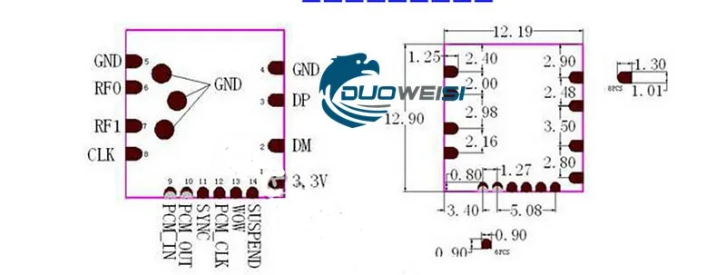 RTL8723BU USB беспроводной модуль 2,4 WiFi Bluetooth комбо модуль интерфейс 4,0 модуль