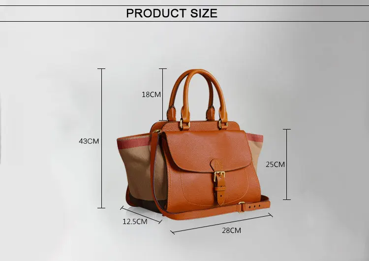 famous brand women handbags classic plaid canvas shoulder bag trapeze bags for women with logo (8)