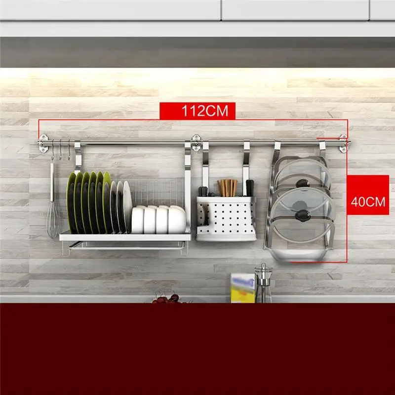 De Kuchnia принадлежности аксессуары органайзер для посуды из нержавеющей стали Cocina Органайзер Cozinha кухонная стойка - Цвет: MODEL M
