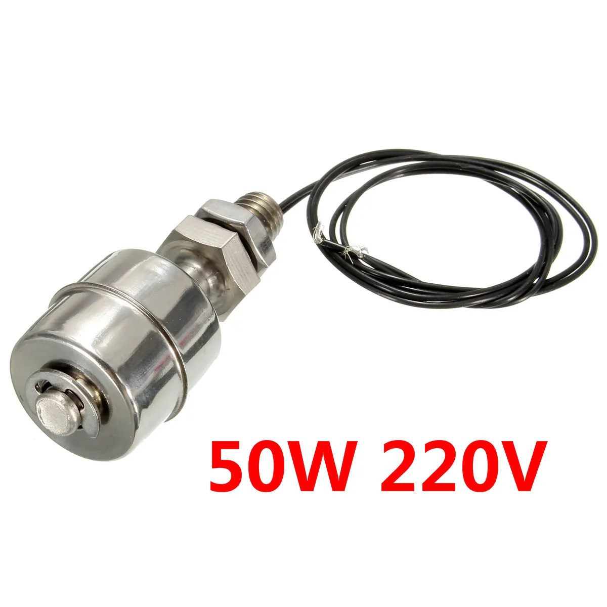 

50W 220V Stainless Steel Vertical Liquid Water Level Sensor Tank Pool Internal Floating Switch