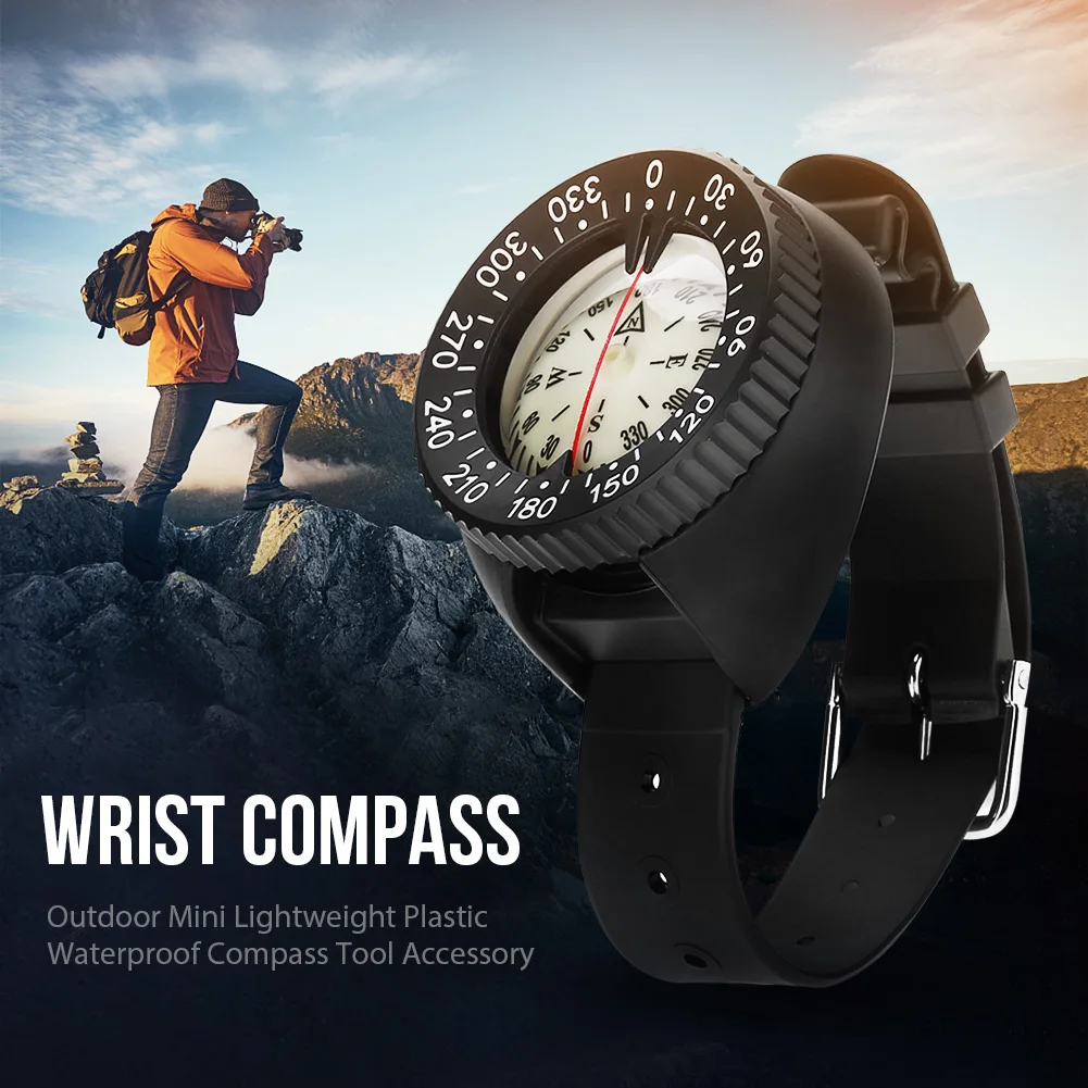 Bússola ao ar Navigator à Prova Bússola para Natação Livre Mergulho Profissional Bússola Dwaterproof Água Relógio Digital Subaquática 13 High Quality Esporte e Lazer