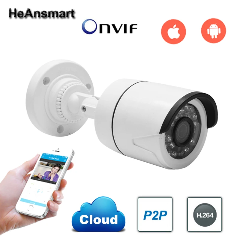 HD IP камера наружная ONVIF камера видеонаблюдения 720P 960P 1080P сеть P2P FTP CCTV камера система Cam 2MP XMEye APP