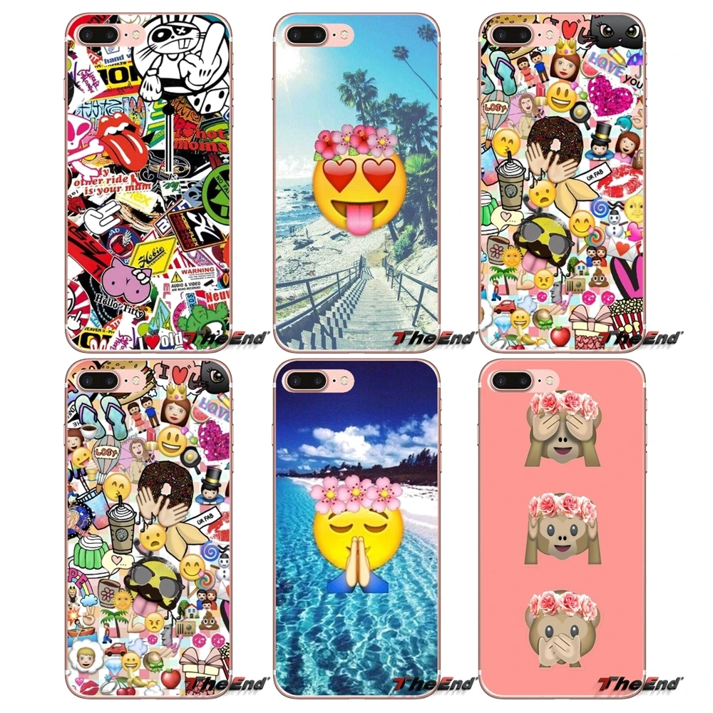 Interesting emoticons For Sony Xperia Z Z1 Z2 Z3 Z5 compact M2 M4 M5 E3 T3 XA Aqua LG G4 G5 G3 G2 Mini Capa Silicone Phone Cover | Мобильные