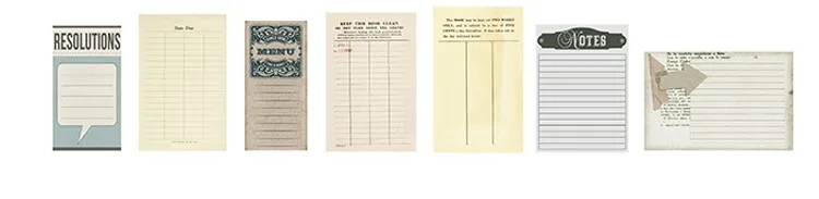 Retro Vintage Journal Diary Decorative Stickers Paper Letter Postcard Set Scrapbooking Paper Craft Statione