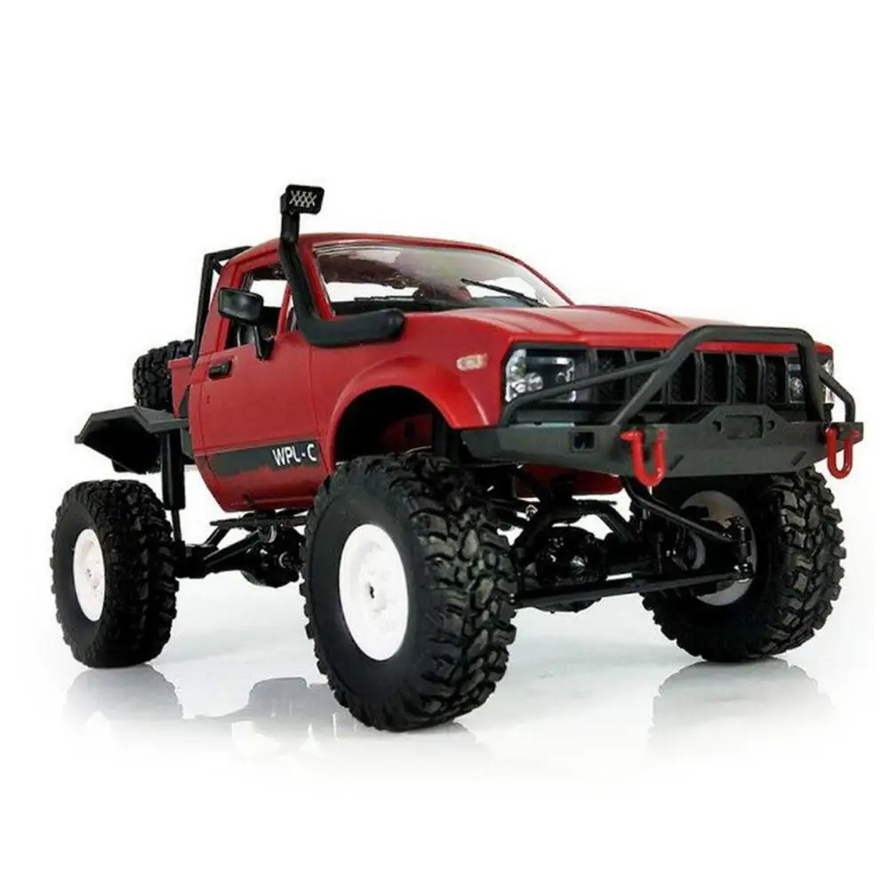 WPL C14 1:16 2CH 4WD детей RC грузовик 2 4 г внедорожных автомобилей электрический 15 км/ч Топ