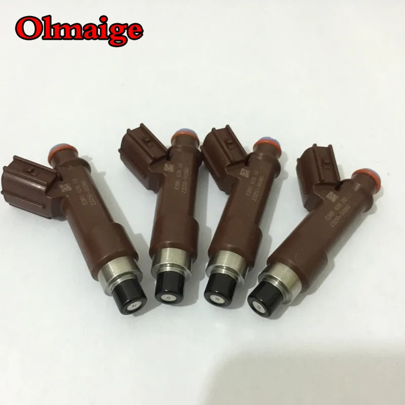 4x Flow test 100 original 23250 50060 GENUINE INJECTION FOR TOYOTA