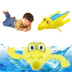 Новый 1 шт. детские купальный крокодил плавать животных Заводной забавные игрушки для детей смешной подарок W15