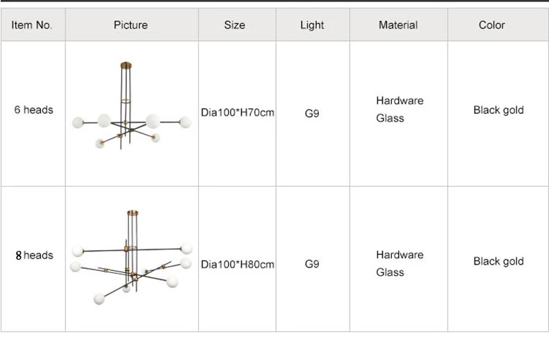 Minimalist Nordic Angle Adjustable Glass Ball Chandelier Creative Living Room Dining Room Personality Lighting