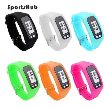 

Wrist Sport Watch band Pedometer Run Step Distance Calorie Counter Fitness Gauge Step Tracker Digital LCD Pedometer NR0131