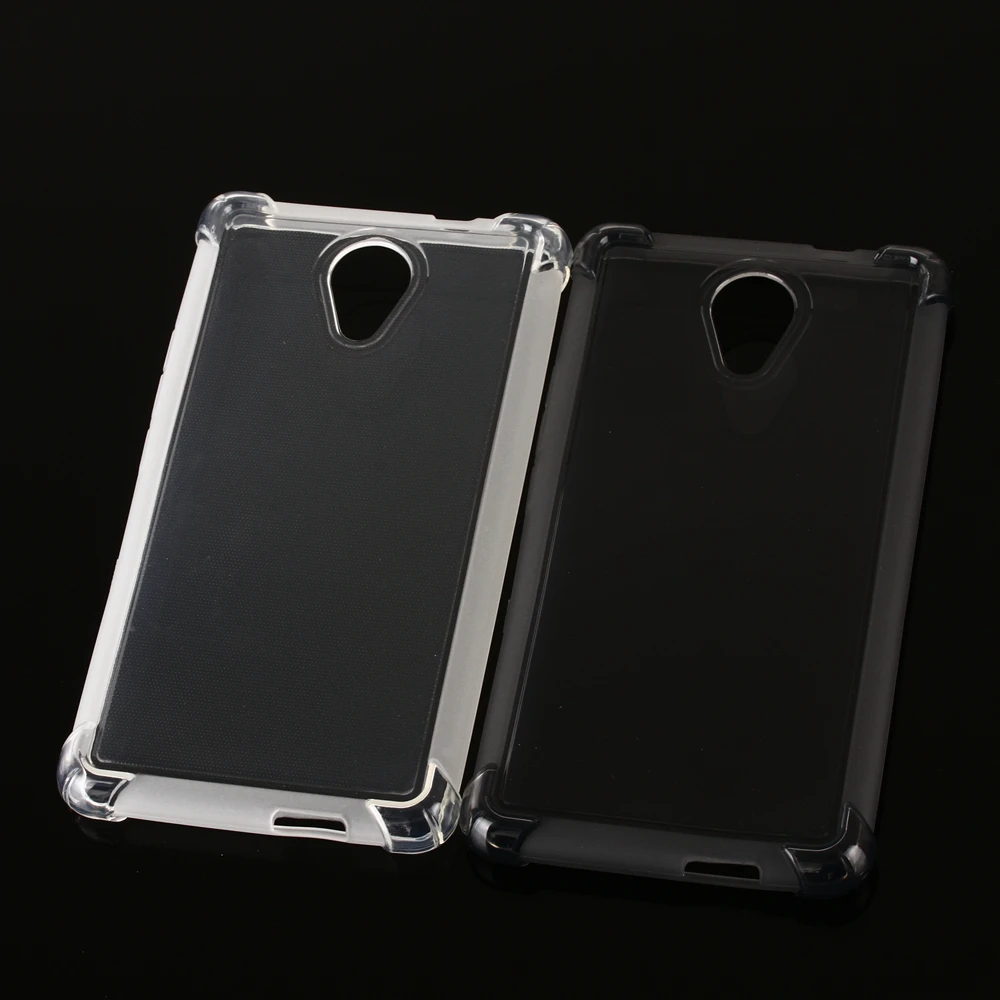 Кристалл кремния половина ясно ТПУ гель чехол для Wiko Робби S-Кул S Кул Чехол