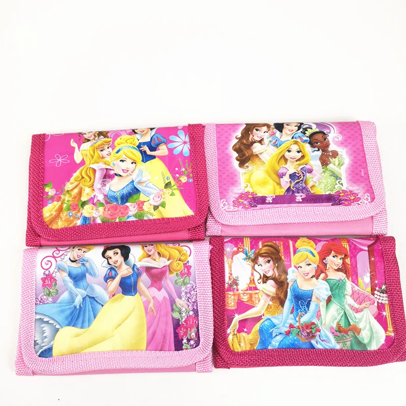 Us 1 54 9 Off 1pc 11 8 18cm Snow Princess Cinderella Mini Coin Purse Wallet Money Bag Party Favors For Kids Boy Birthday Decoration In