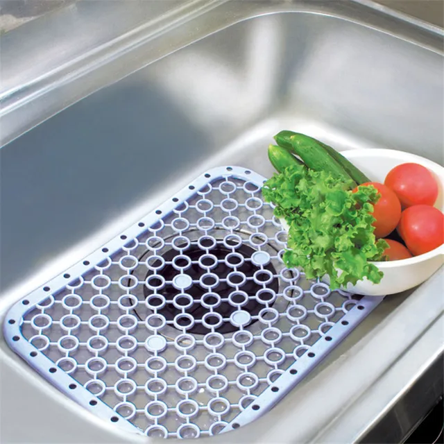 XMT HOME kitchen drainer mat sink debris dish drying mat drying rack dish washing tray 40x30cm