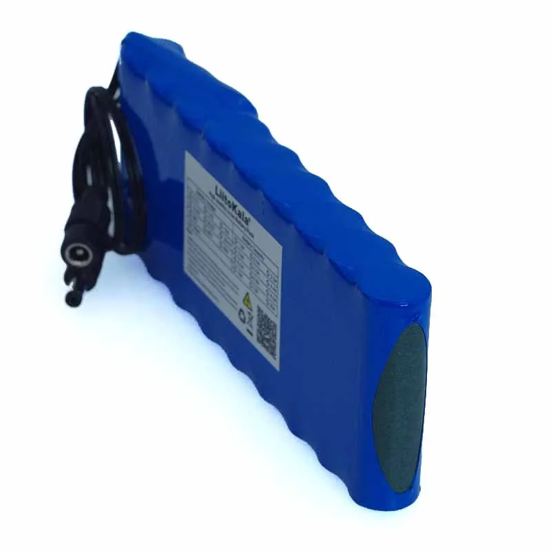 Liitokala 12 v 9.8Ah 9800mAh 18650 аккумуляторная батарея 12,6 V Защитная плата CCTV монитор батарея резервного питания