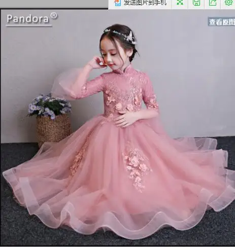 18new Patternbirthday Dress Princess Dress Wedding Gown Long Girls Piano Performance Summer Girl One Piece Dress Dresses Aliexpress