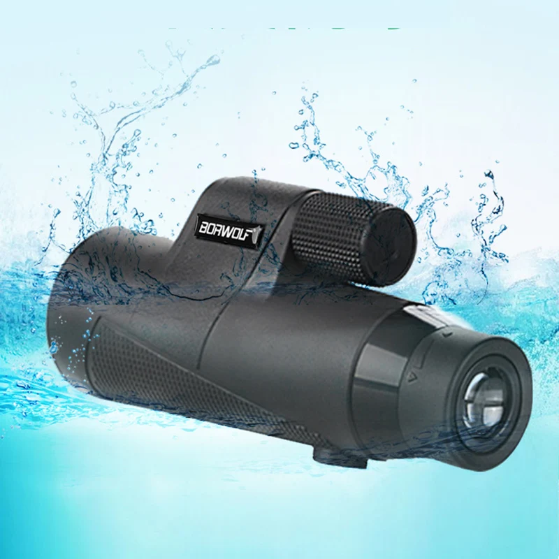 Borwolf 12X50 Монокуляры BAK4 Prism FMC оптические линзы высокой мощности для охоты телескоп