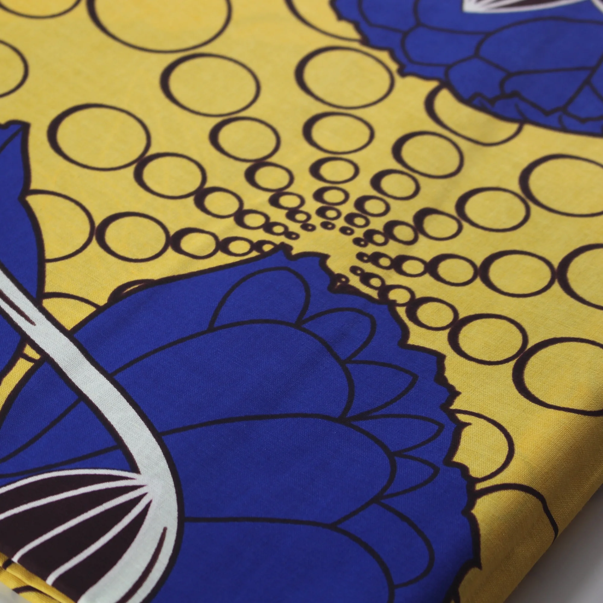 Популярные из вощенной ткани Винтаж вощеная ткань Африканская восковая ткань 6 ярдов/партия для вечерние платье хлопчатобумажная ткань