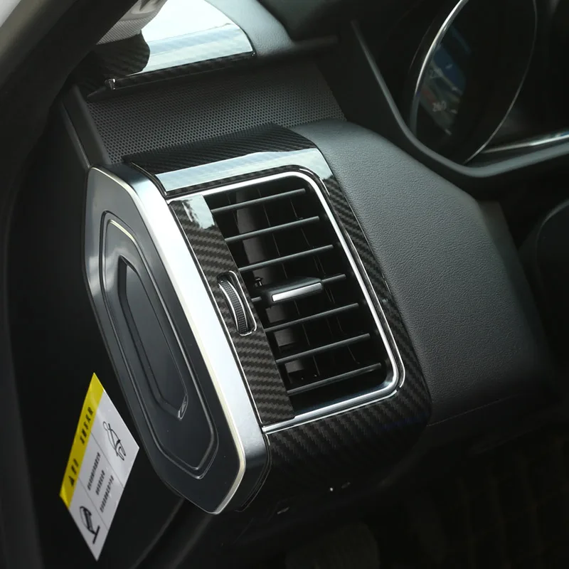 

Newest Carbon Fiber Style For Landrover Range Rover Sport RR Sport 2014-2017 ABS Plastic Side AC Vent Frame Cover Trim