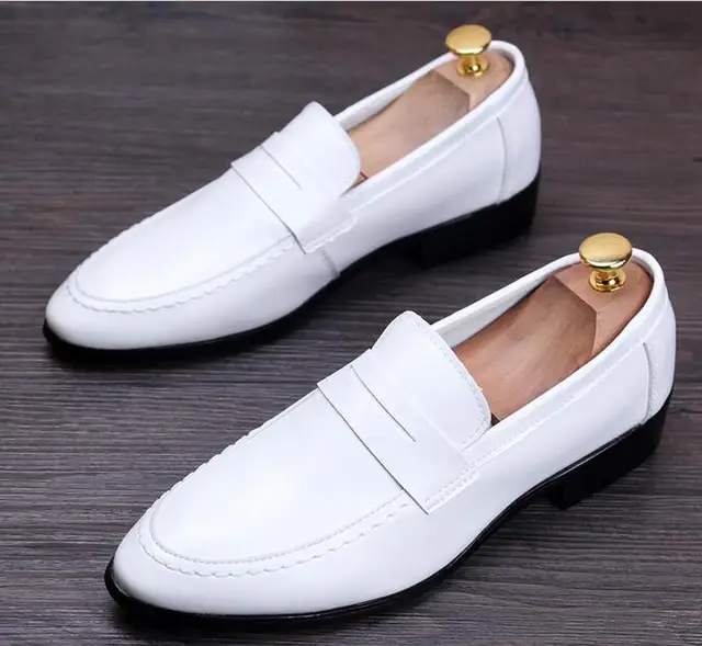 mens white dress shoes