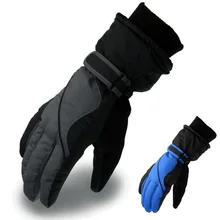 Зимние уличные водонепроницаемые лыжные перчатки Для мужчин Для женщин теплые перчатки для катания на лыжах, сноуборда на снегоходе мотоцикле Велоспорт снежные рукавицы